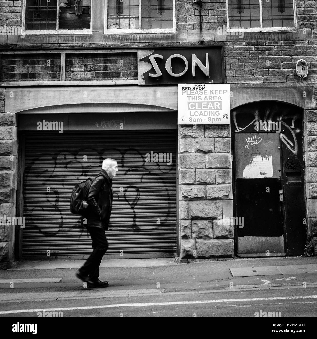 Run down buildings in the centre of Bradford City Centre Stock Photo ...