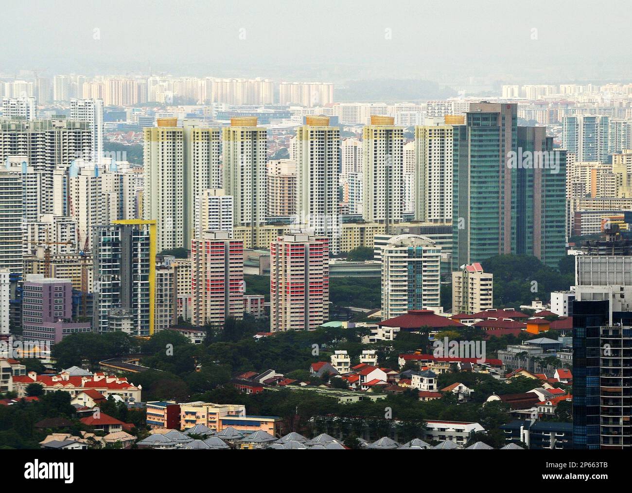 HDB flats in the Toa Payoh housing estate in central Singapore