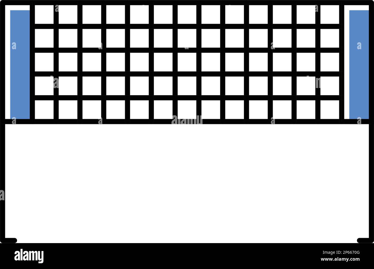 badminton net color icon vector illustration Stock Vector Image & Art