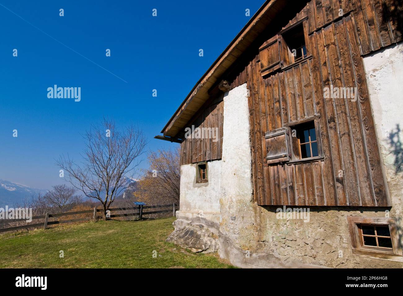 Heidi's house, Maienfeld, Switzerland Stock Photo Alamy
