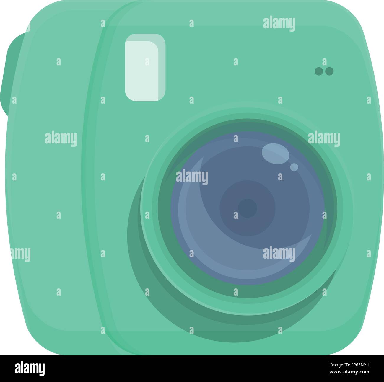 Green camera icon cartoon vector. Digital photo. Shutter picture Stock ...