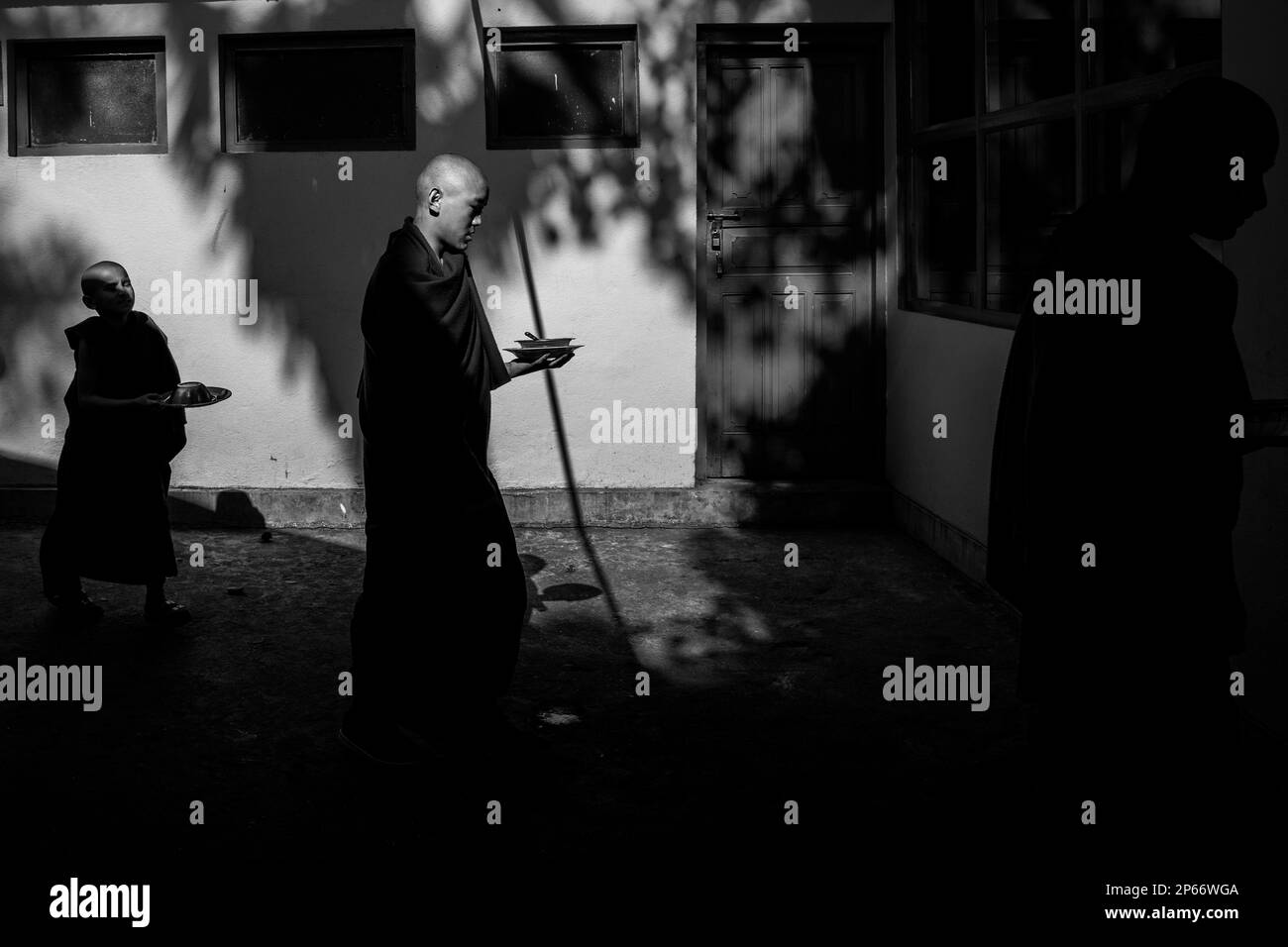 Nepal, Kopan monastery Stock Photo Alamy