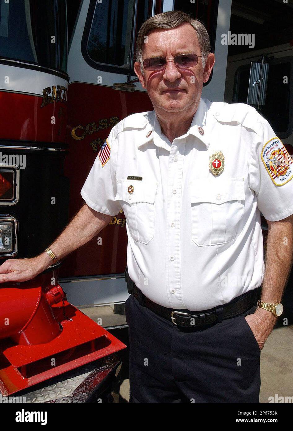 In this Aug. 24 2012 photo John Minglin, former New Waverly Fire