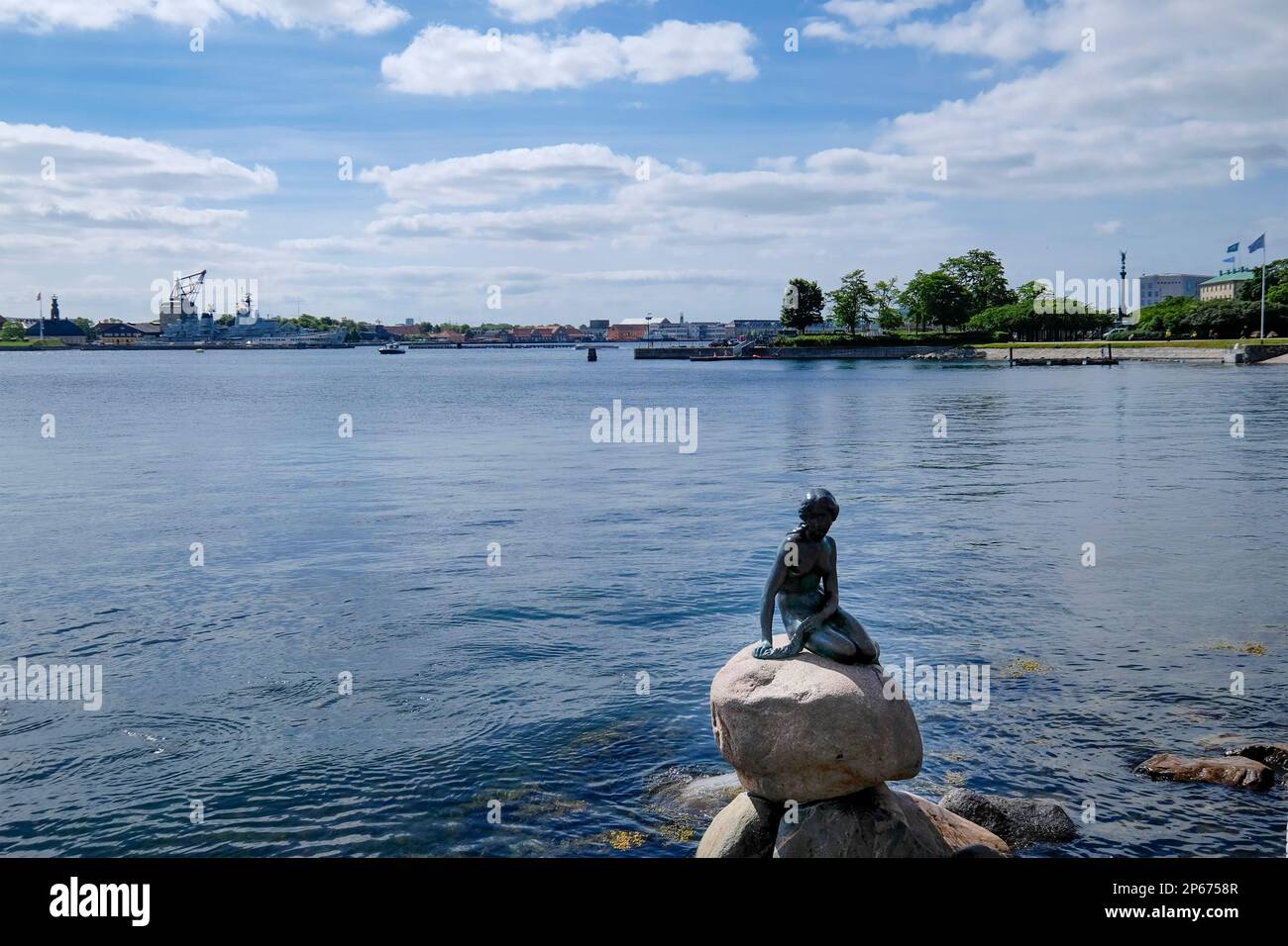 Denmark, Copenhagen, Little mermaid Stock Photo