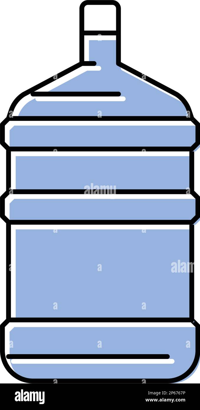 product water plastic bottle color icon vector illustration Stock ...
