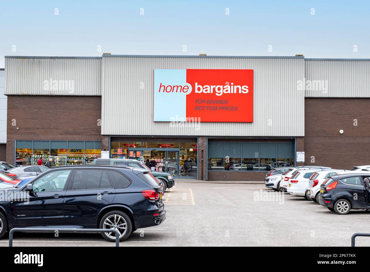 Home Bargains store in Crewe Cheshire UK Stock Photo Alamy