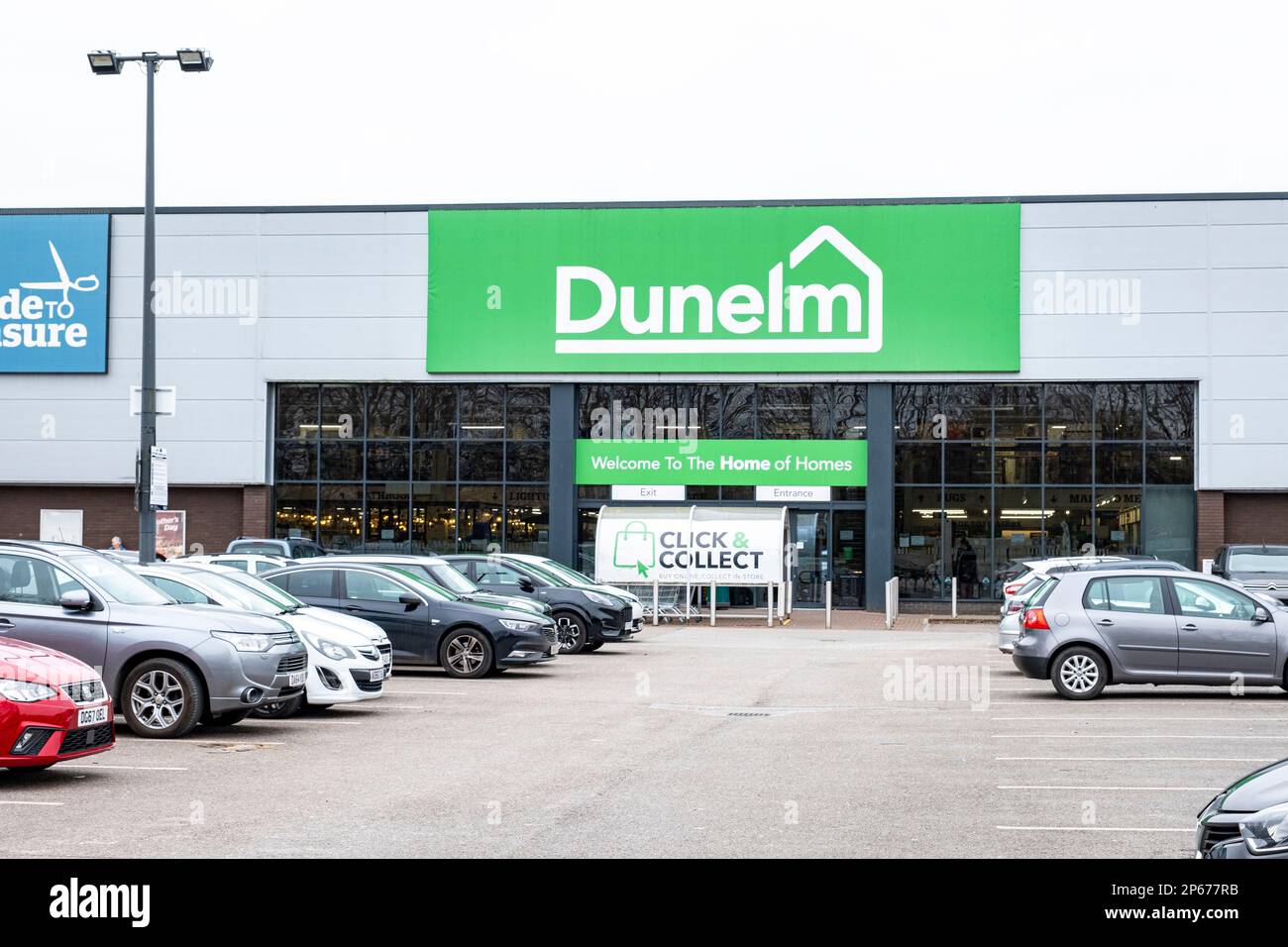Dunelm store in Crewe Cheshire UK Stock Photo