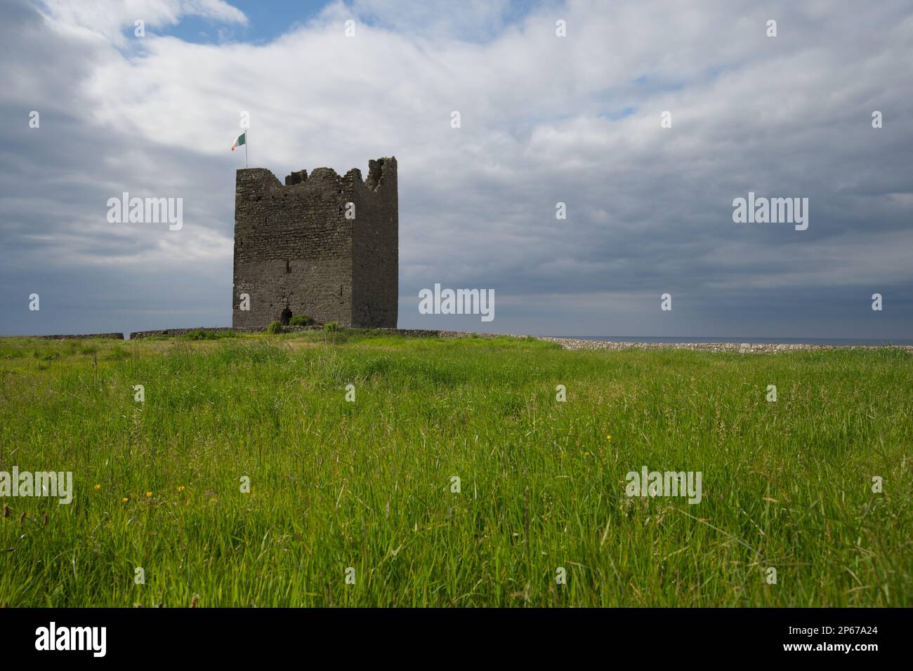 Easby Castle EIRE Stock Photo