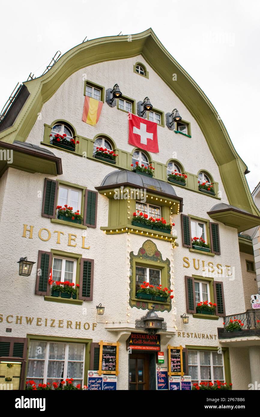 Suisse hotel, Andermatt, Canton Uri, Switzerland Stock Photo - Alamy