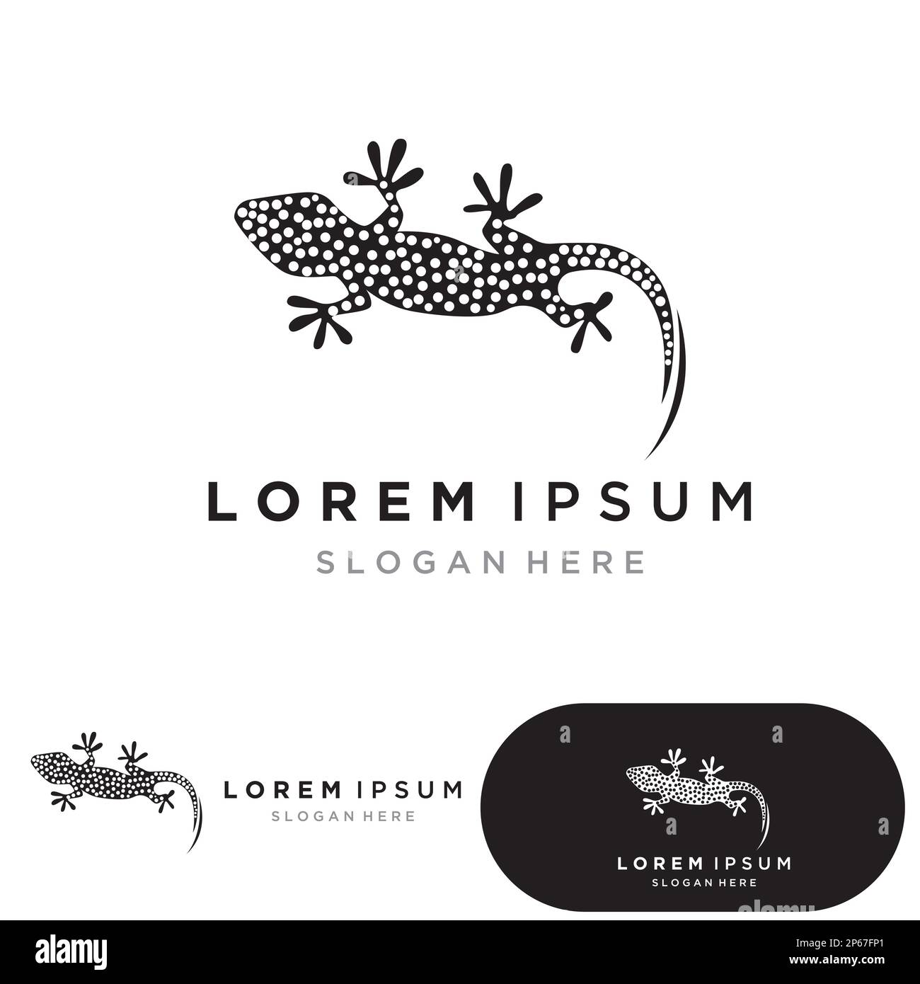 Lizard home logo icon vector design template Stock Vector Image & Art ...