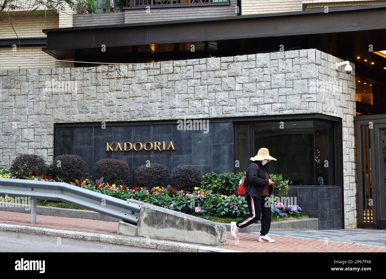 General view of KADOORIA, on Kadoorie Avenue, Kadooria Hill, Ho Man Tun, a disputed property in connection to the murder case of HK model Abby Choi Tin-fung in Lung Mei Village. 27FEB23 SCMP/ Dickson Lee Stock Photo