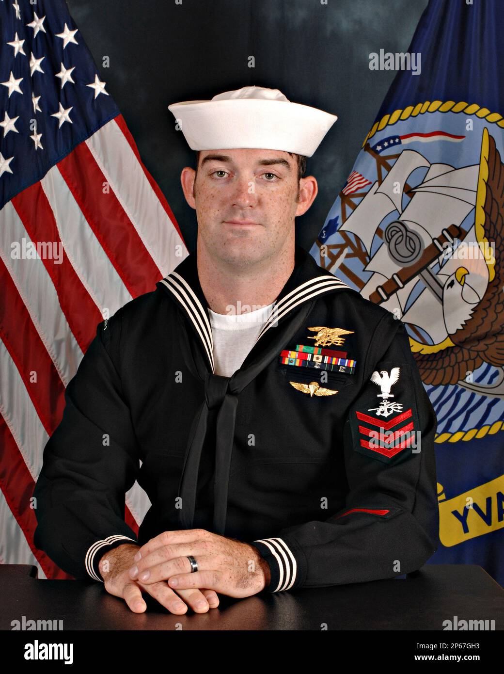 An undated photo provided by US Navy shows Navy SEAL Special Warfare