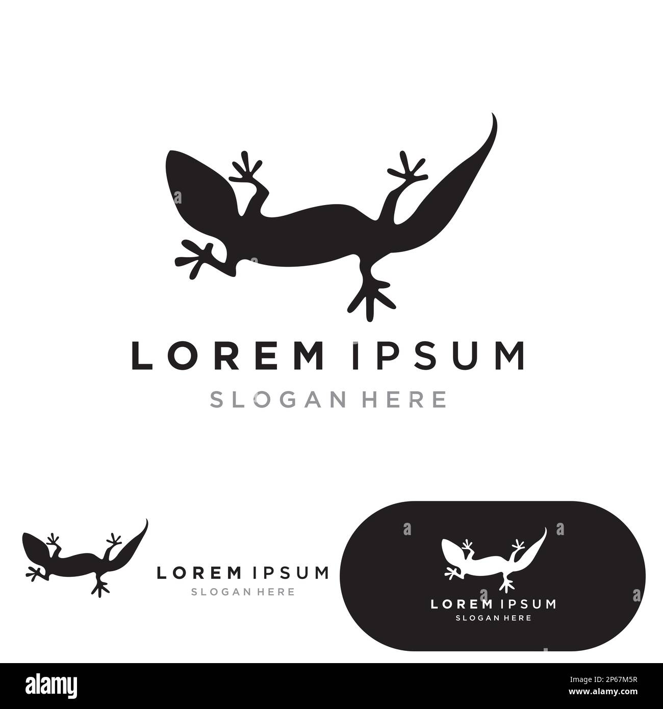 Lizard home logo icon vector design template Stock Vector Image & Art ...