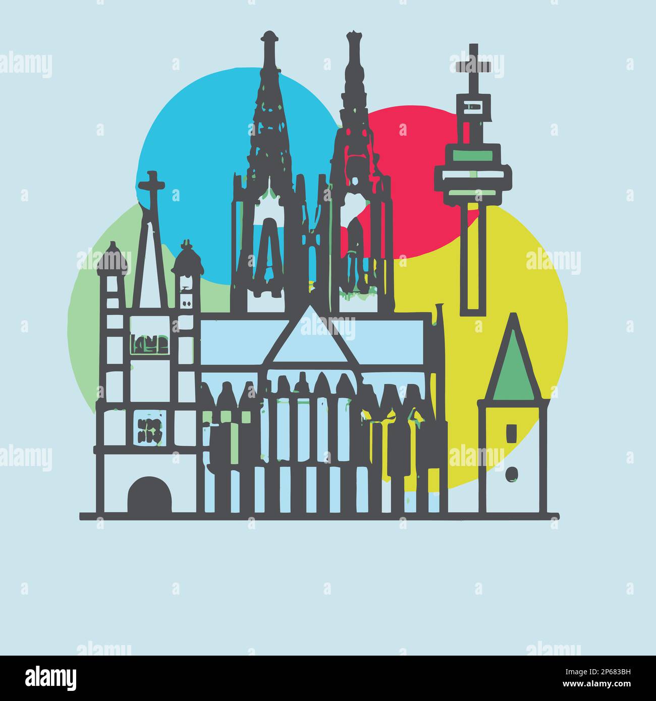 Westphalia sightseeing Stock Vector Images Alamy