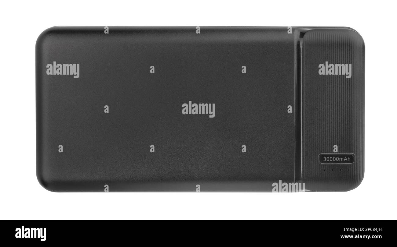 powerbank path isolated on white Stock Photo