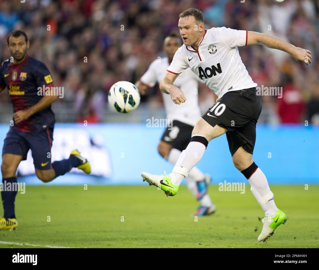 Manchester United beat the English club in a friendly match