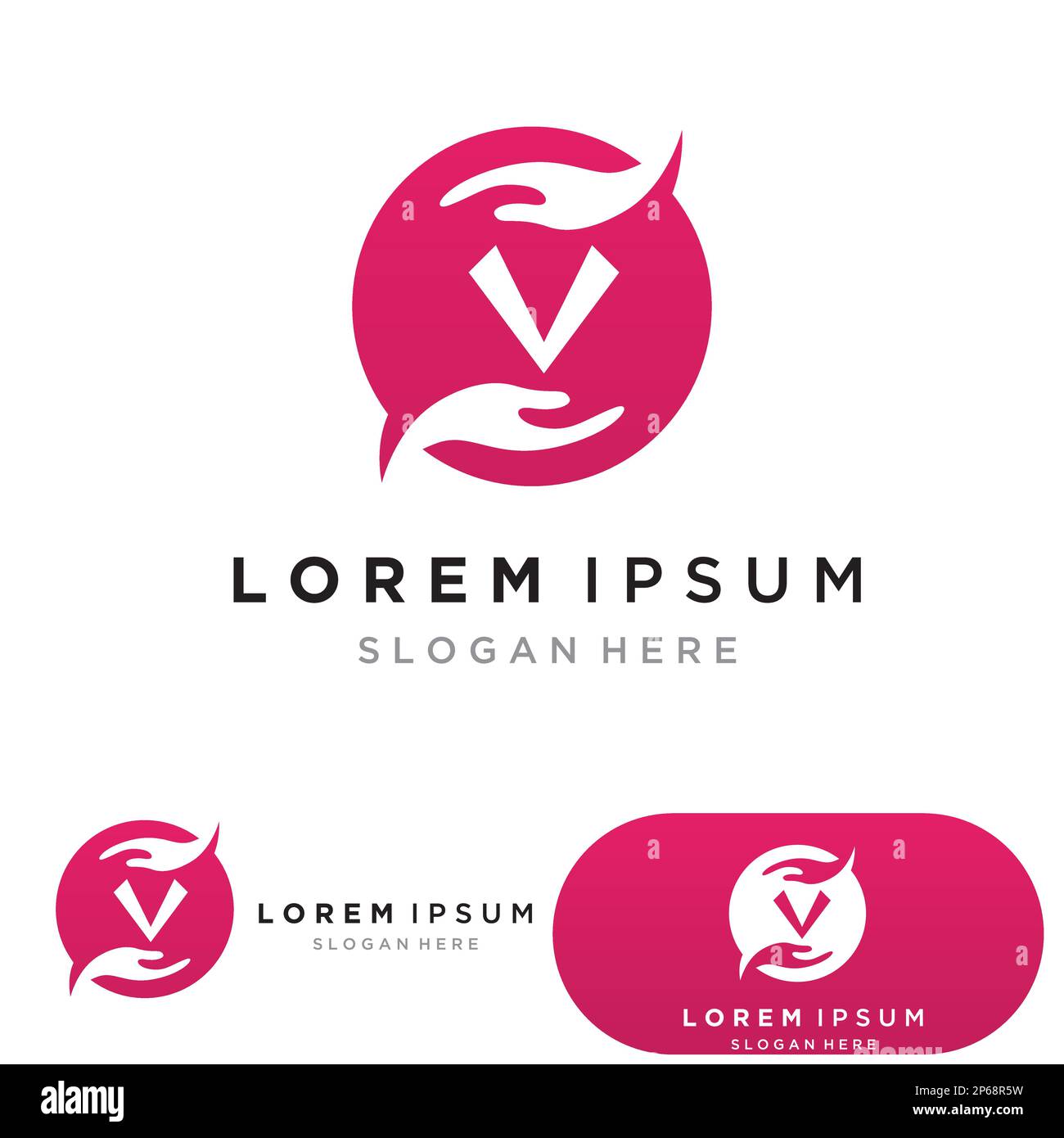 Hand care logo and symbol vector template Stock Vector Image & Art - Alamy