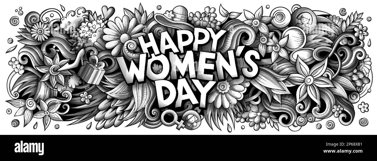 Womens Day card with face line art and roses.... - Stock Illustration  [74701265] - PIXTA