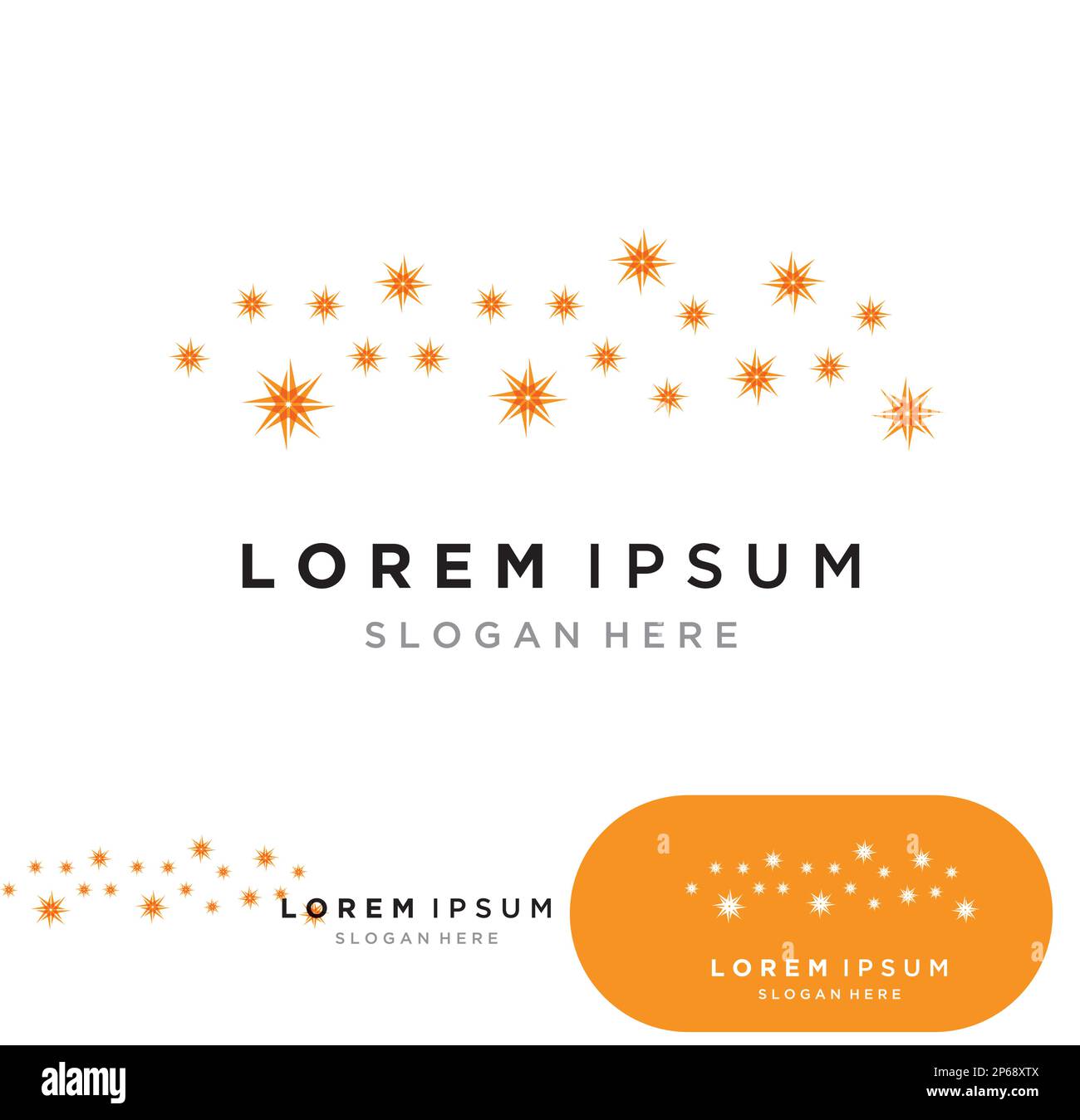Gold Star Logo Vector with Black Background Stock Vector Image & Art ...