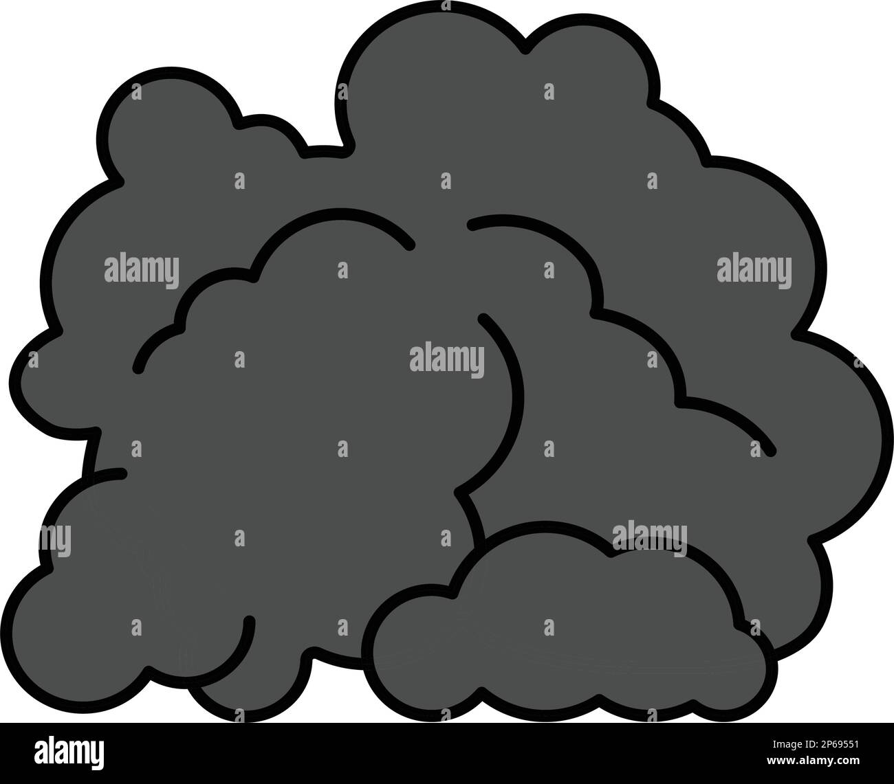 cloud smell color icon vector illustration Stock Vector Image & Art Alamy