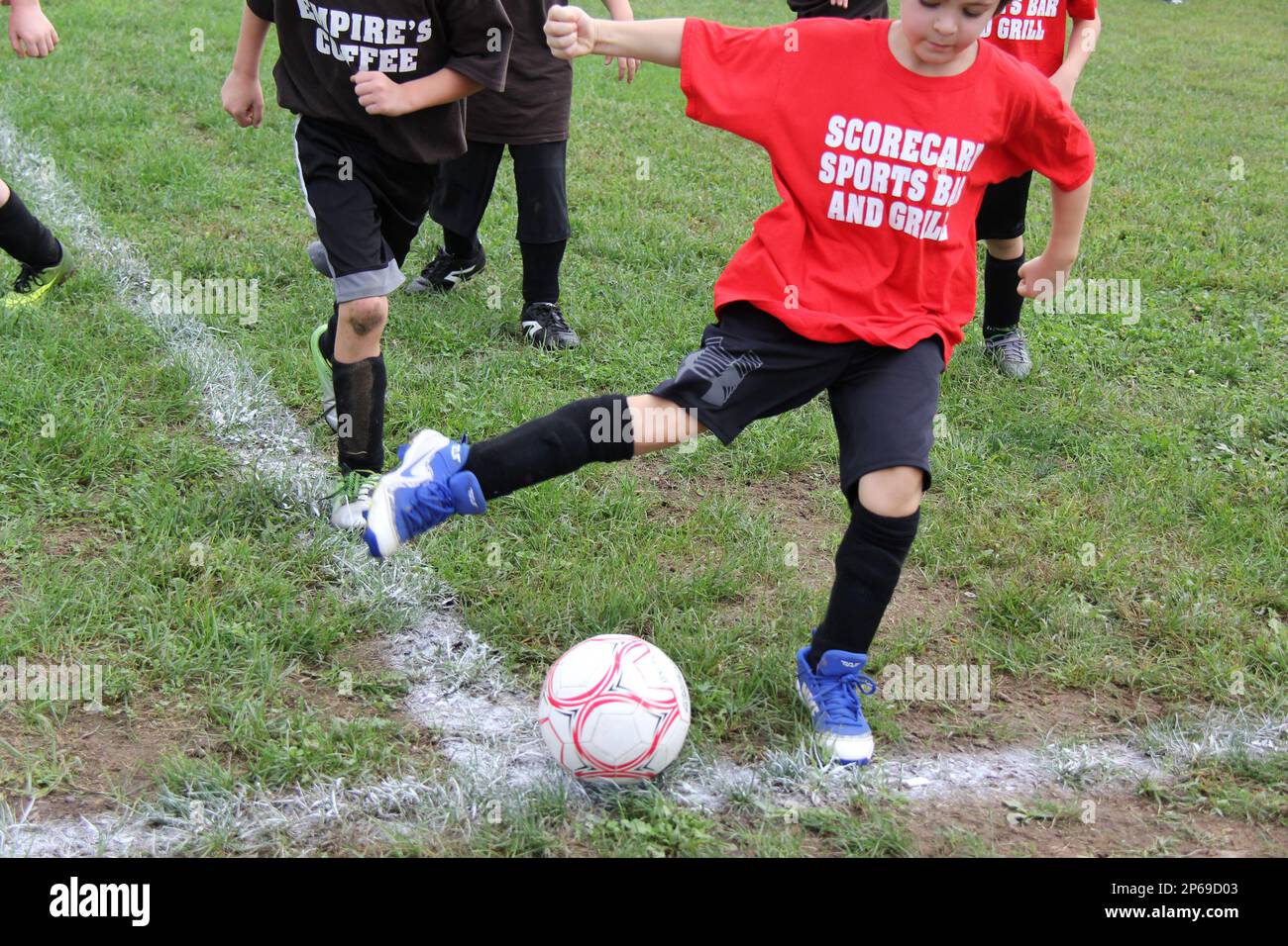 youth soccer Stock Photo