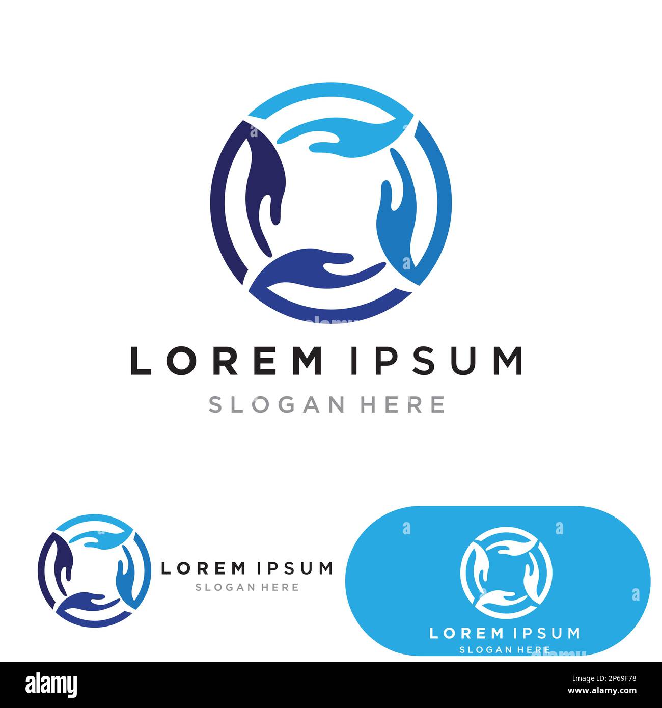 Hand care logo and symbol vector template Stock Vector Image & Art - Alamy