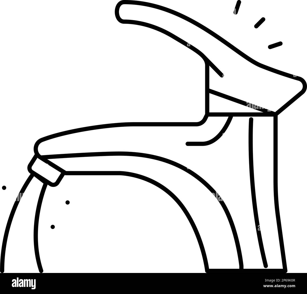 open faucet water line icon vector illustration Stock Vector Image ...