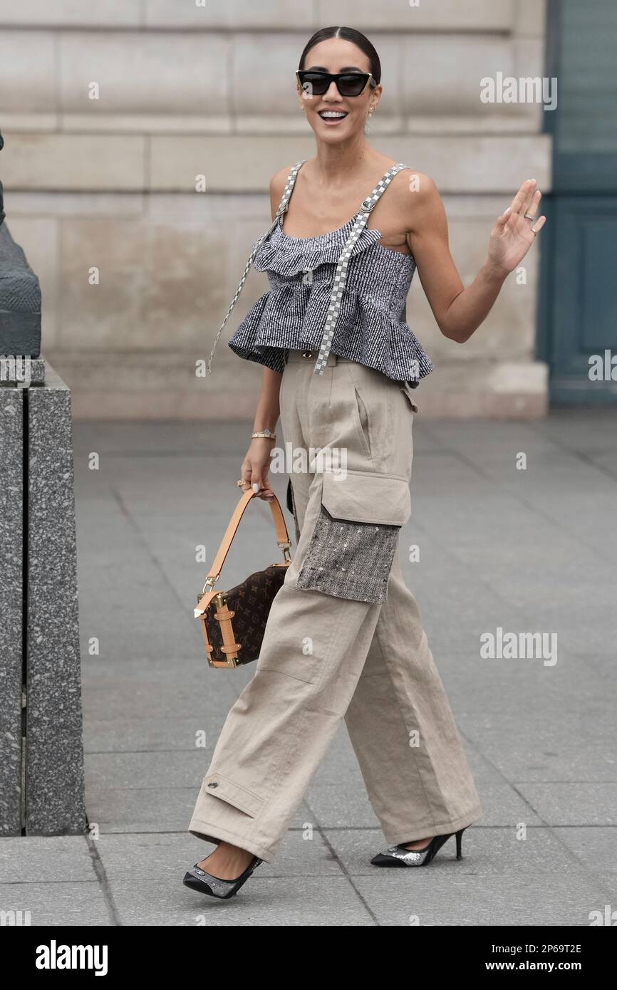Tamara Kalinic departs the Louis Vuitton Fall/Winter 2023-2024  ready-to-wear collection presented Monday, March 6, 2023 in Paris. (Scott  Garfitt/Invision/AP Stock Photo - Alamy