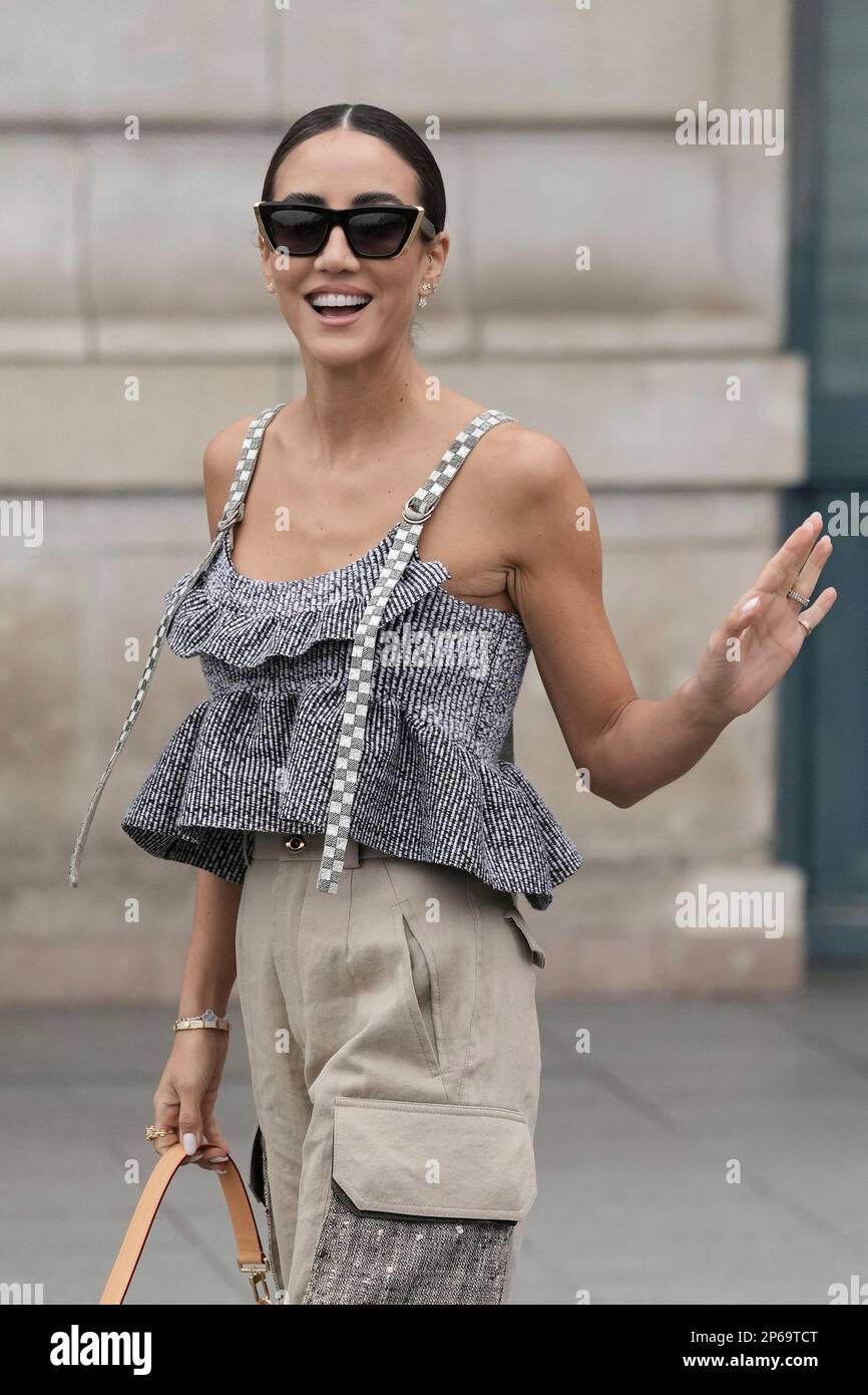 Tamara Kalinic departs the Louis Vuitton Fall/Winter 2023-2024  ready-to-wear collection presented Monday, March 6, 2023 in Paris. (Scott  Garfitt/Invision/AP Stock Photo - Alamy