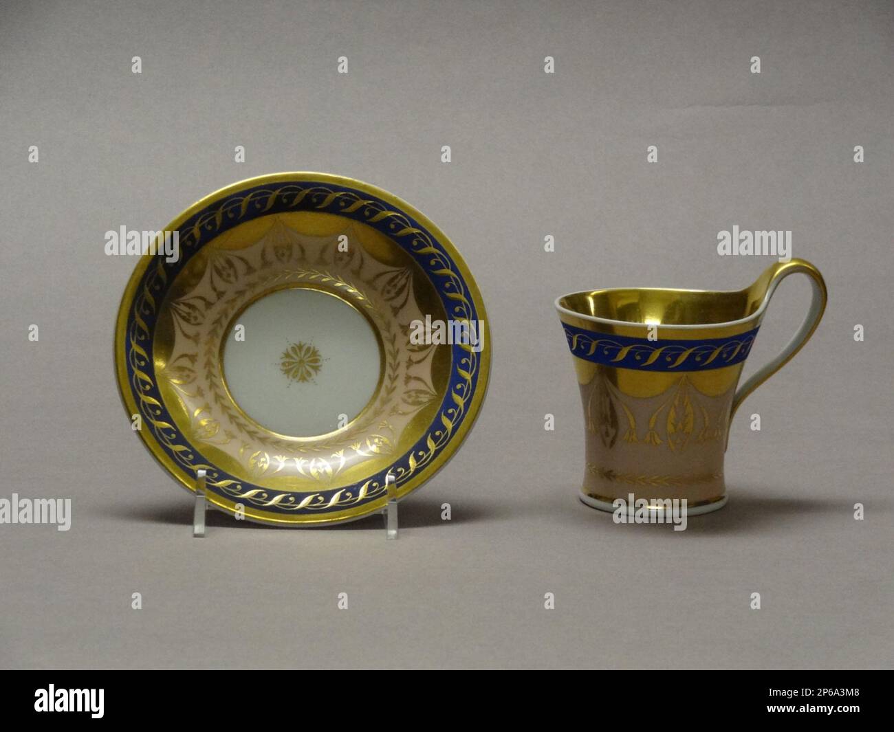 Royal Porcelain Factory, Cup and Saucer, c. 1810–20, hard-paste ...