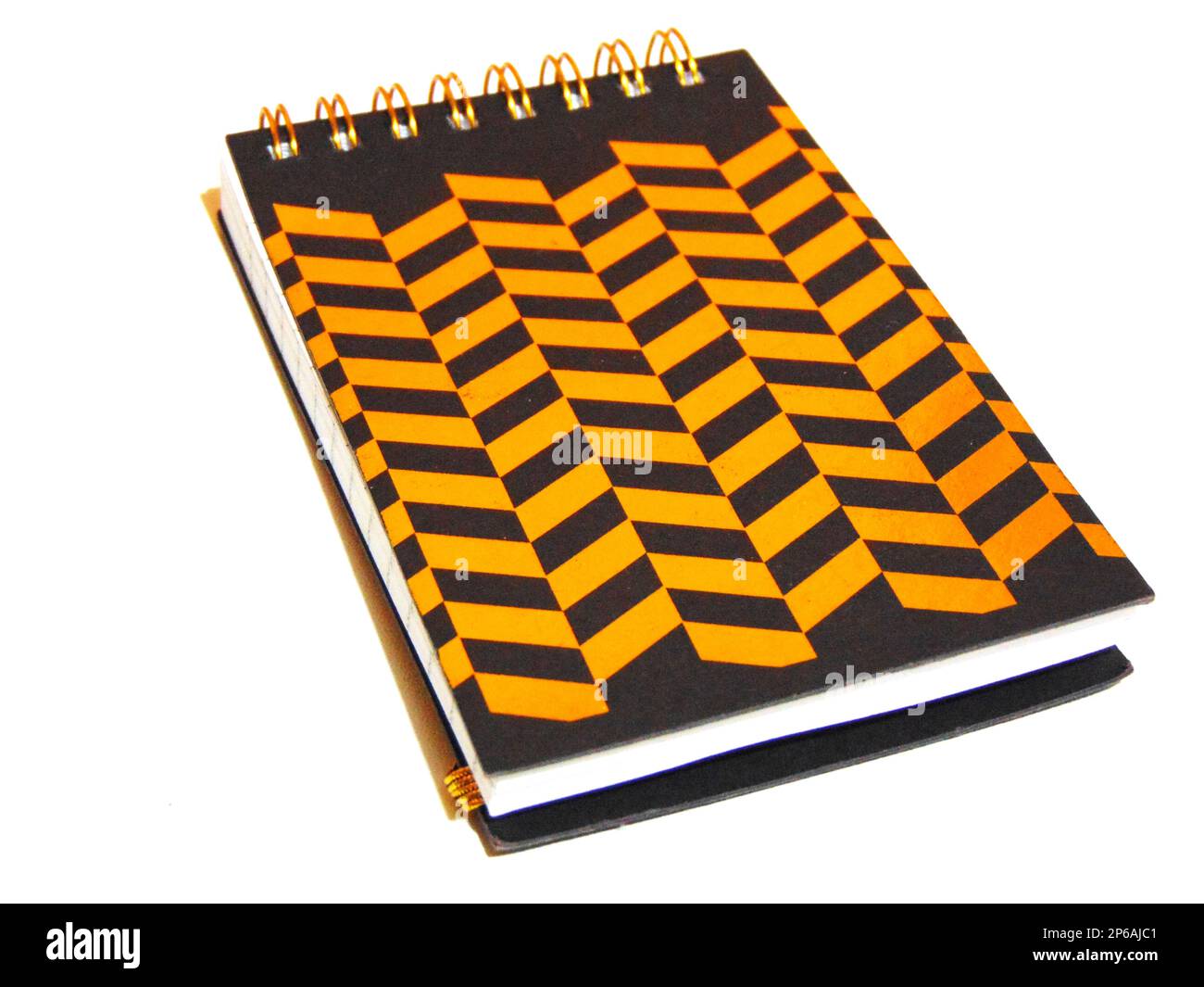 Notebook isolated on white background Stock Photo