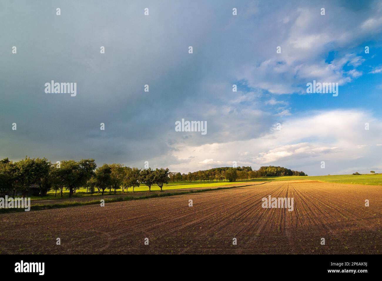Rural poland farm fields hi-res stock photography and images - Alamy