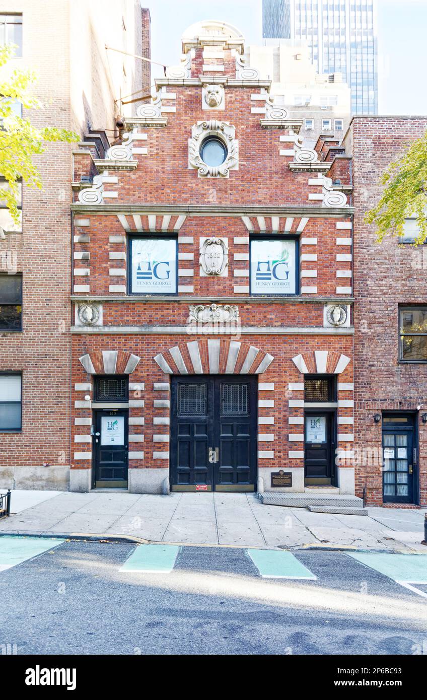 A quaint throwback, the red brick and stone S. Bowdoin Stable is