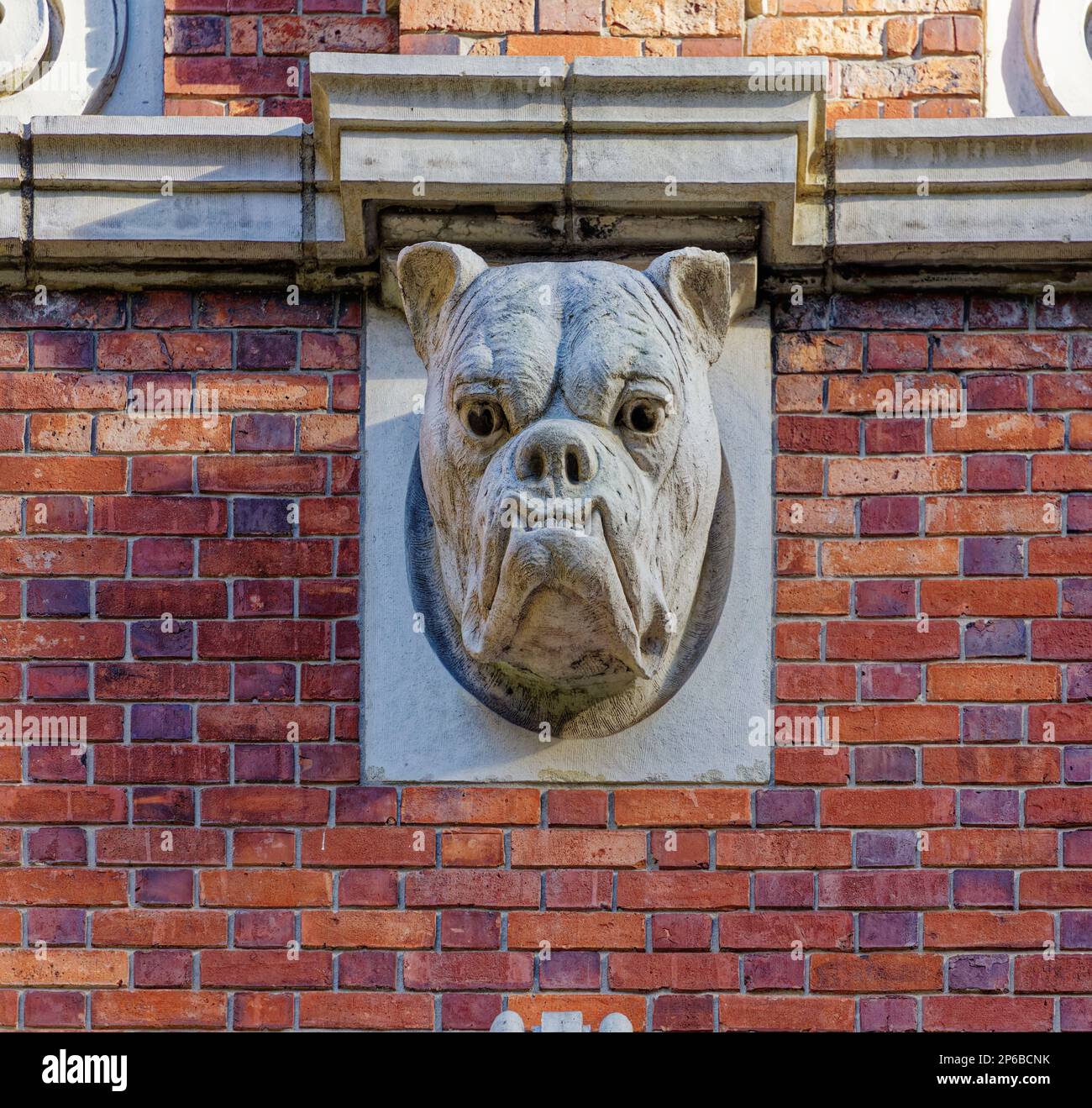A quaint throwback, the red brick and stone S. Bowdoin Stable is