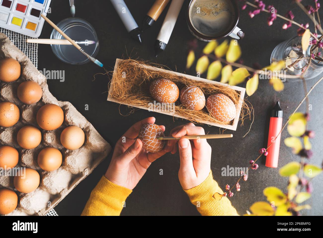 Create Decorative Wooden Eggs for Spring