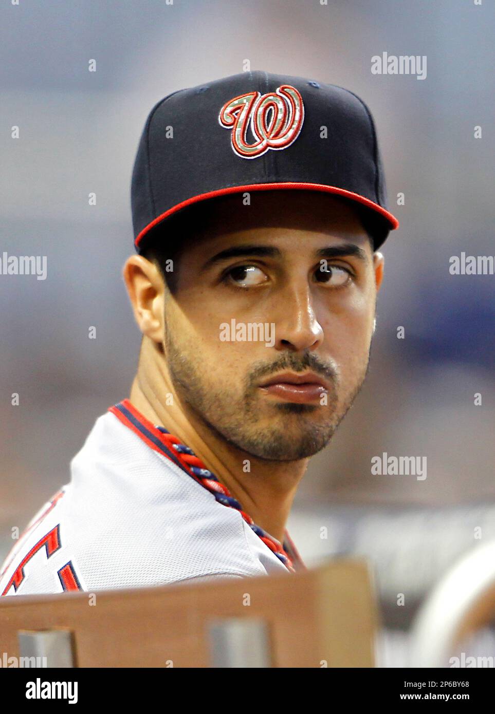 Washington Nationals Gio Gonzalez during a game against the Miami ...