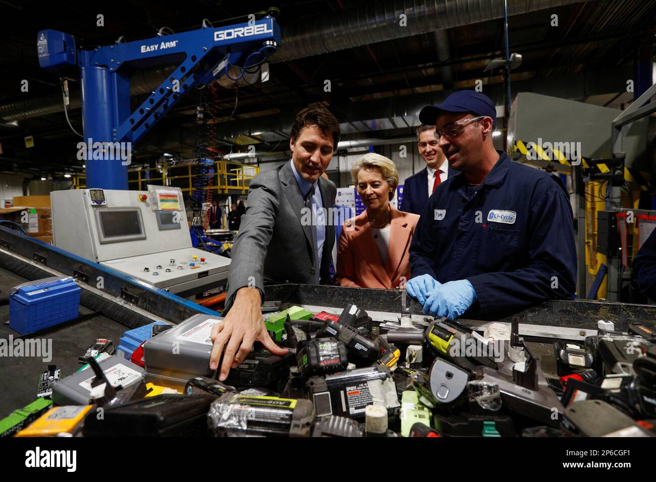 Canada's Prime Minister Justin Trudeau and European Commission