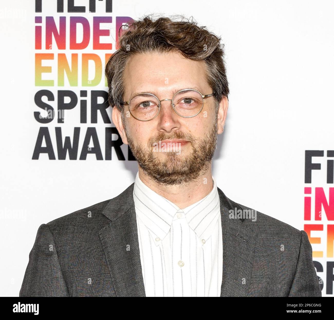 Santa Monica, California - March 04, 2023: Nick Paley attends the 2023 Film Independent Spirit Awards Stock Photo