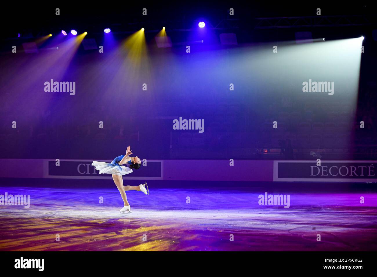 Xiangyi AN (CHN), during the Exhibition Gala, at the ISU World Junior
