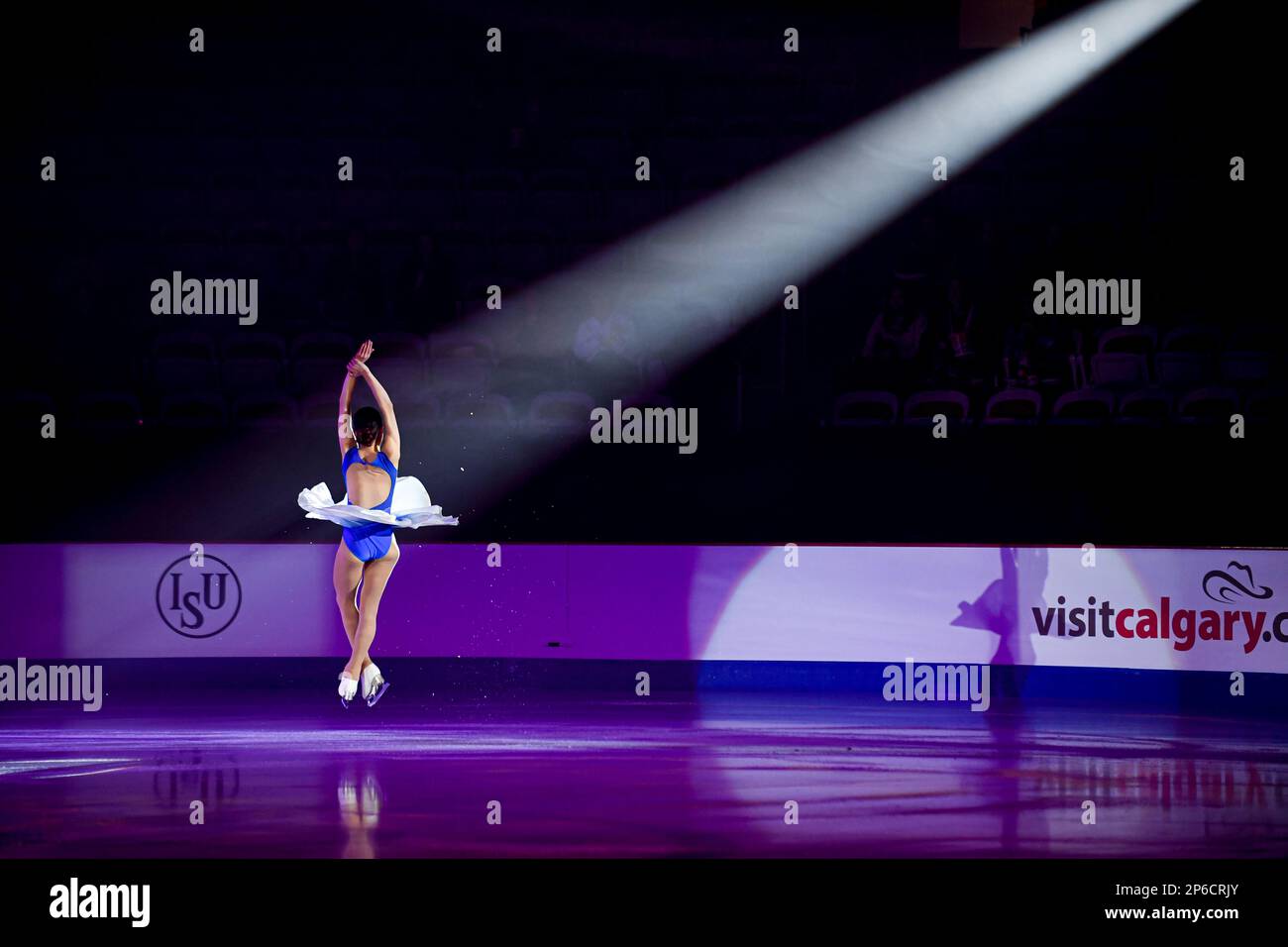Xiangyi AN (CHN), during the Exhibition Gala, at the ISU World Junior Figure Skating