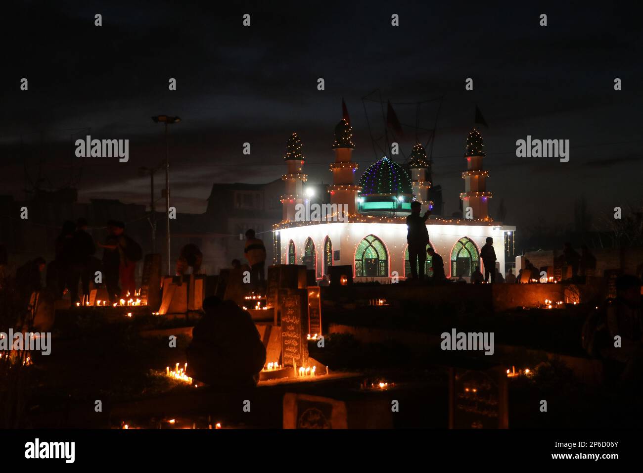 March 7, 2023, Srinagar, Jammu and Kashmir, India: Kashmiri Shia ...