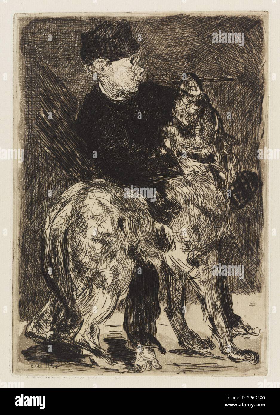 Der Mann Mit Hund Edouard Manet main image 1