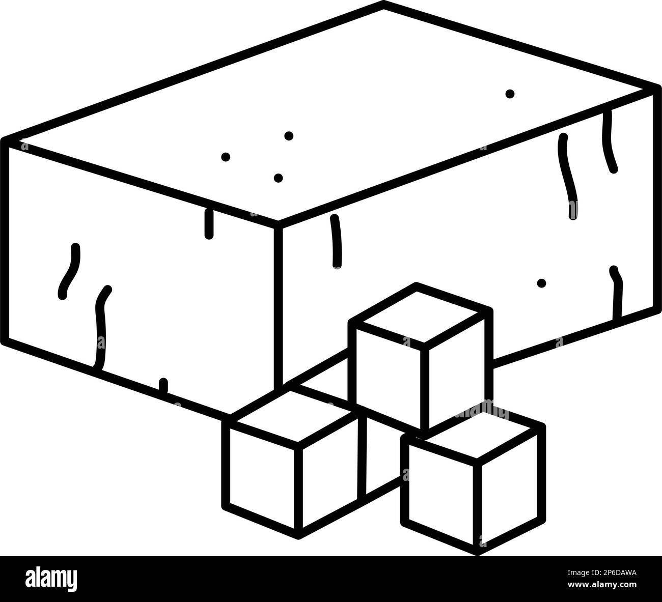 cheddar cheese food slice line icon vector illustration Stock Vector