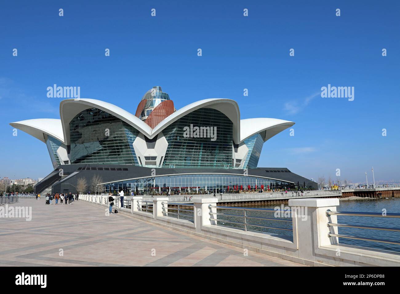 Deniz Mall on the Caspian Waterfront in Baku Stock Photo - Alamy