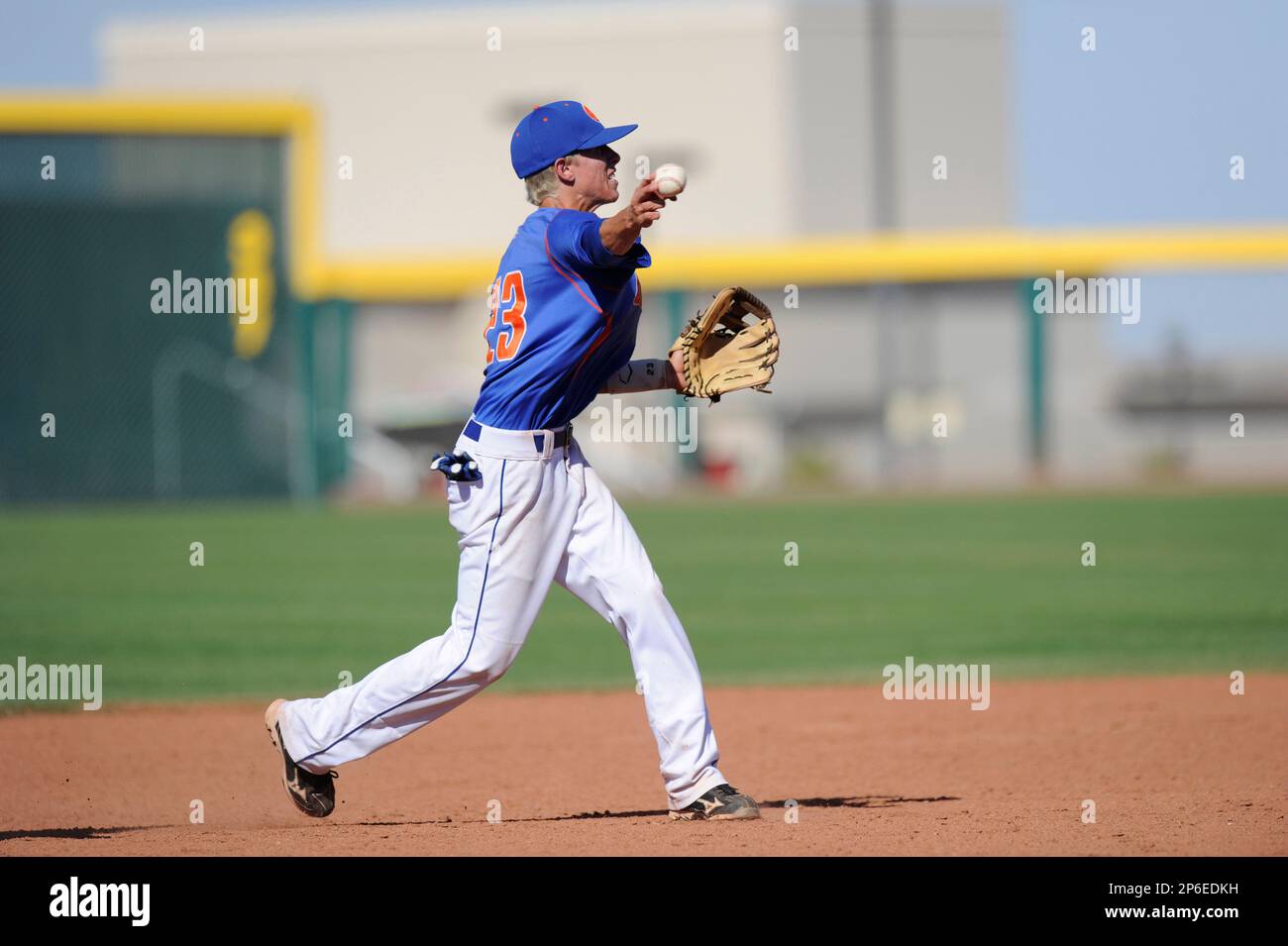 Kris Bryant 23 Bonanza High School Bengals Gray Baseball Jersey 2