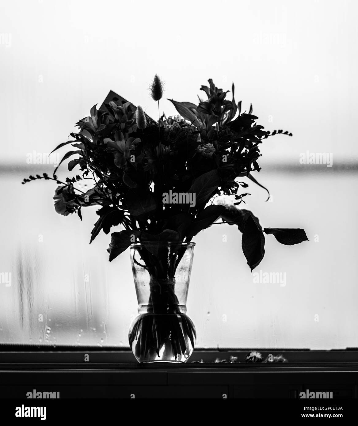 Flower bouquet Black and White Stock Photos & Images - Alamy