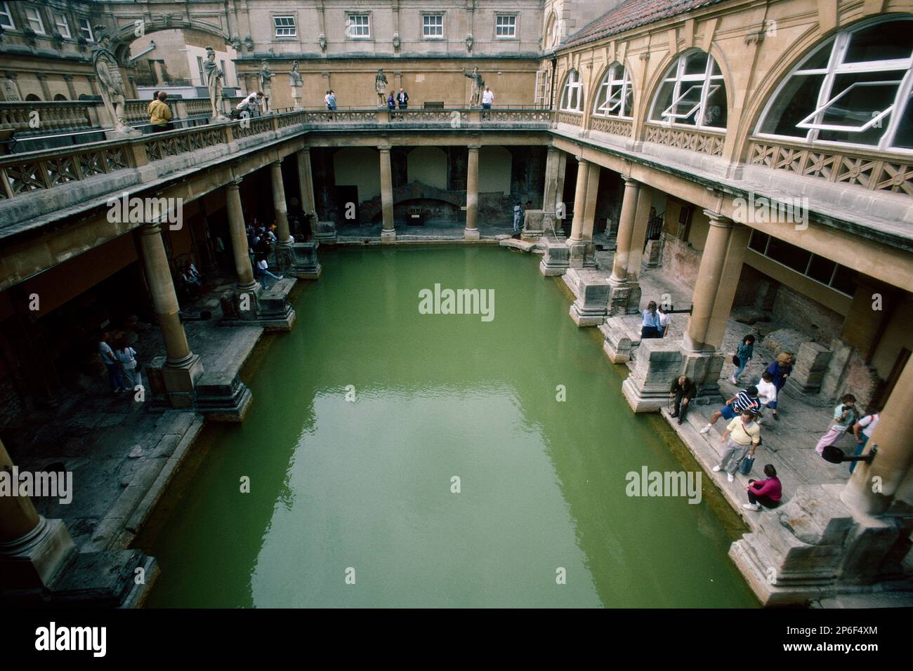 The Roman Baths at Bath, England (6070 AD Stock Photo Alamy
