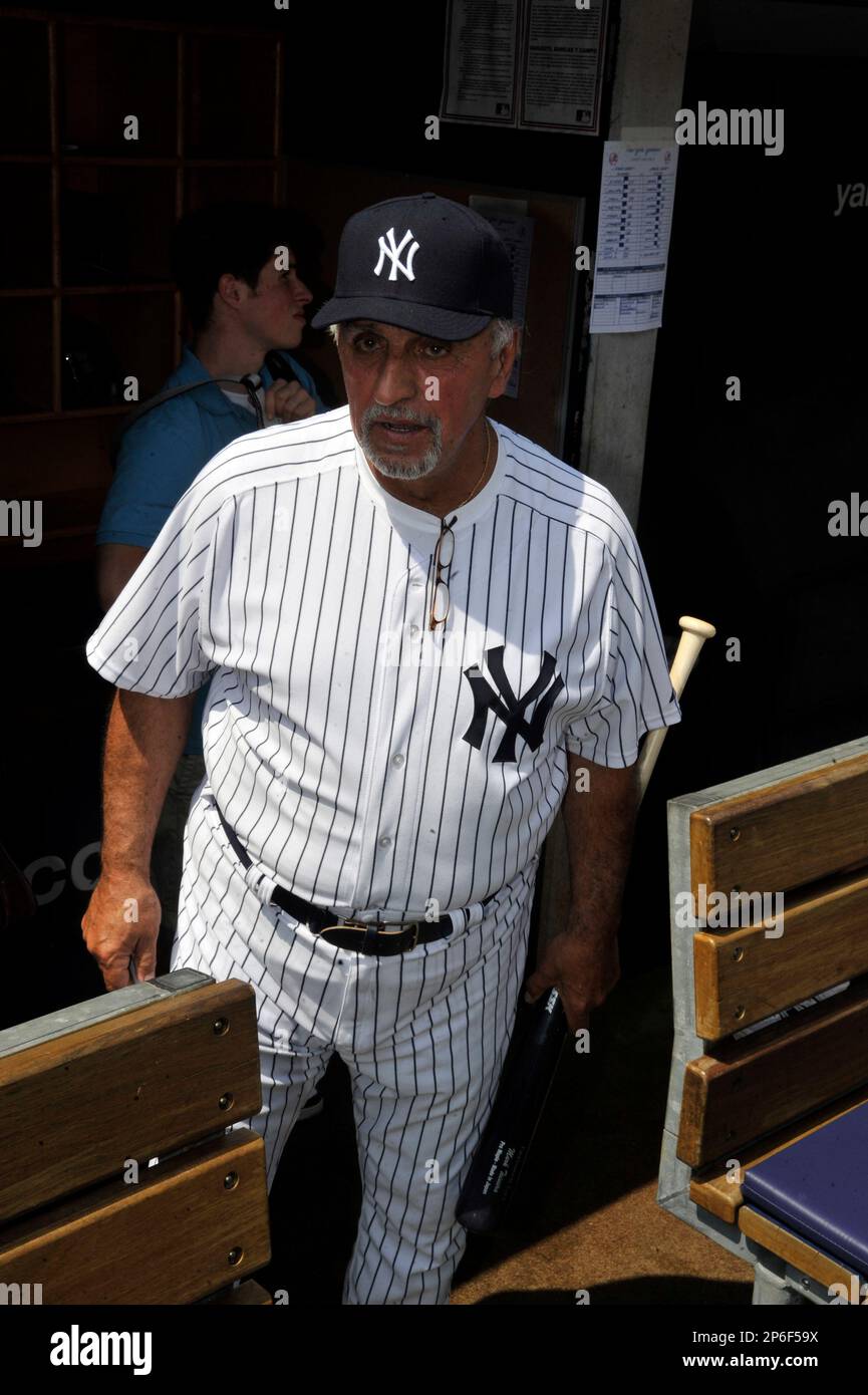 Former New York Yankees stars pitchers Whitey Ford and Ron Guidry during  Old Timers Day at Yankee Stadium on June 26, 2011 in Bronx, NY. (AP  Photo/Tomasso DeRosa Stock Photo - Alamy