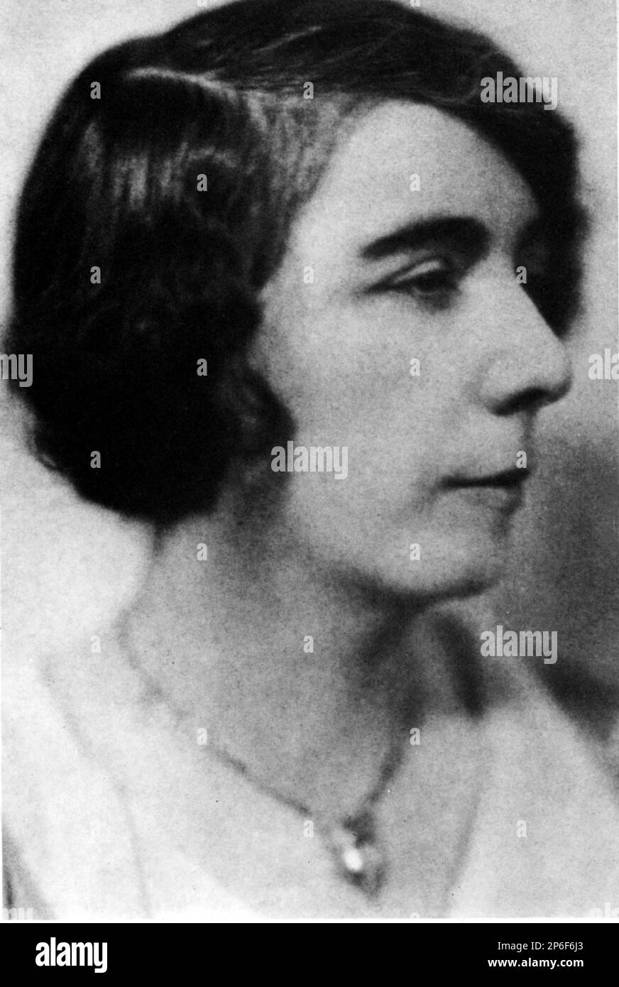 NORA BARNACLE JOYCE , wife of  irish writer JAMES JOYCE ( Dublin 1882 - Zurich 1941 )  - SCRITTORE - LETTERATURA - LITERATURE - letterato -  profilo - profile - portrait - ritratto ----  Archivio GBB Stock Photo