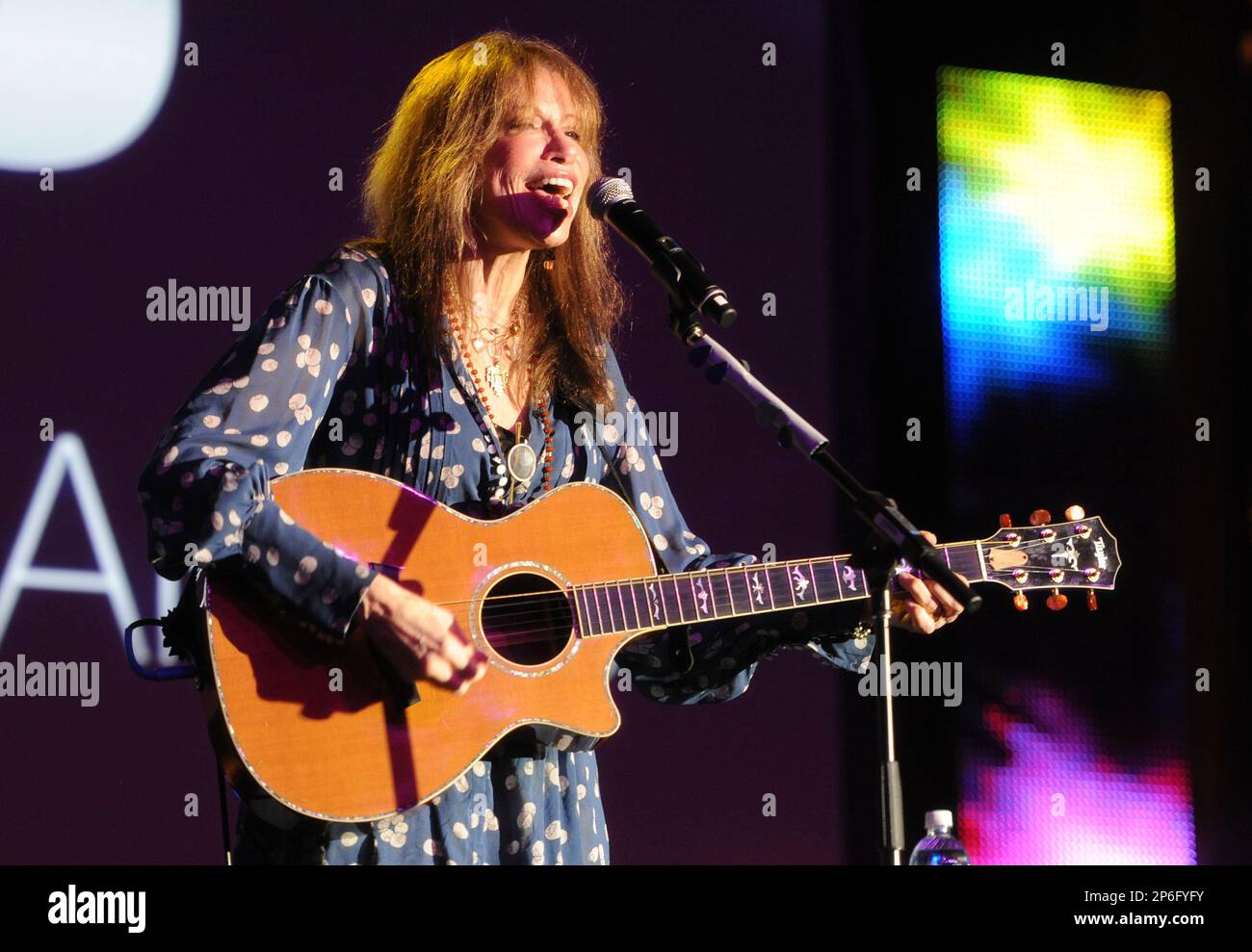 HOLLYWOOD, CA - APRIL 18: Carly Simon performs onstage at the 29th Annual ASCAP Pop Music Awards at the Renaissance Hollywood Hotel on April 18, 2012 in Hollywood, California. (Photo by Frank Micelotta/Invsion/AP) Stock Photo